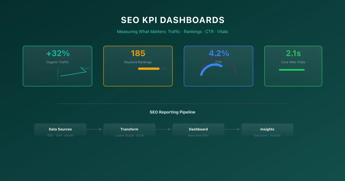 SEO KPI Dashboards and Reporting: Measuring What Matters
